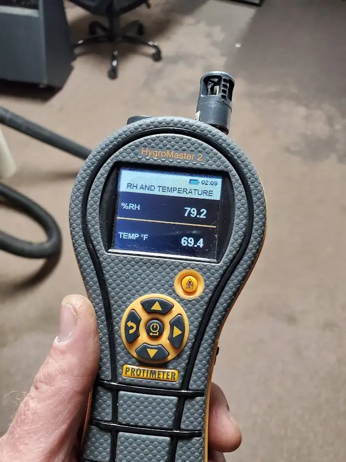 Moisture meter humidity assessment for Fire & Smoke Damage Restoration in Port Orange